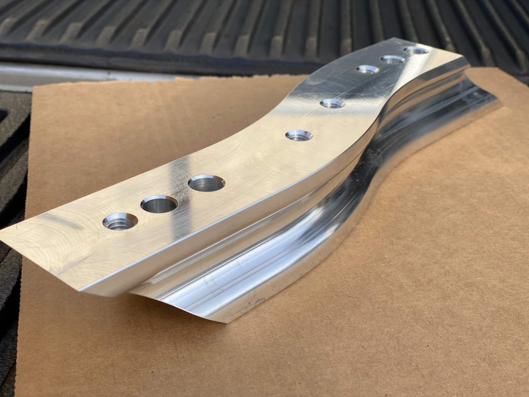 Finished machined marine production component ready to ship