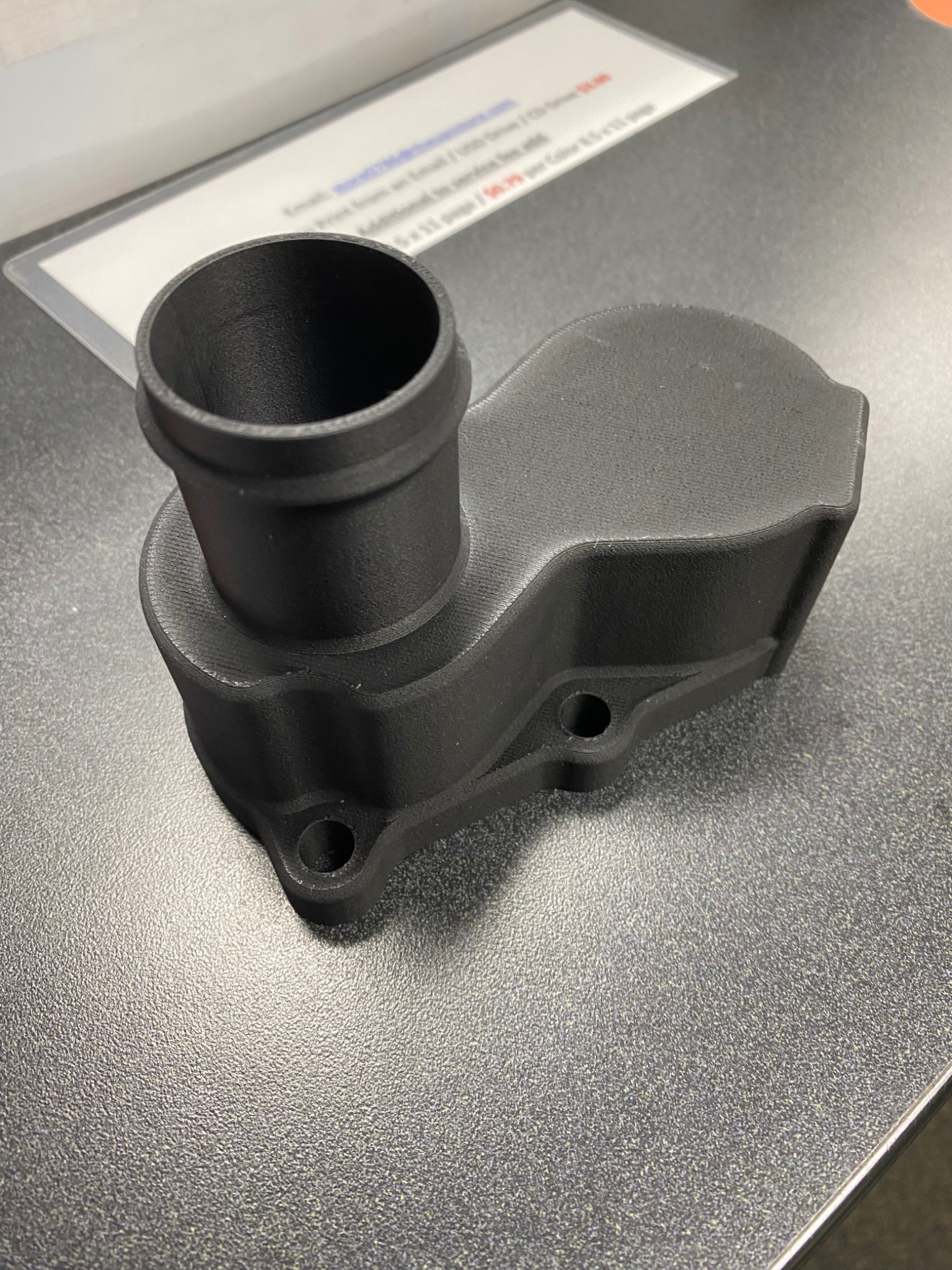 Early physical prototype of a newly developed mechanical product