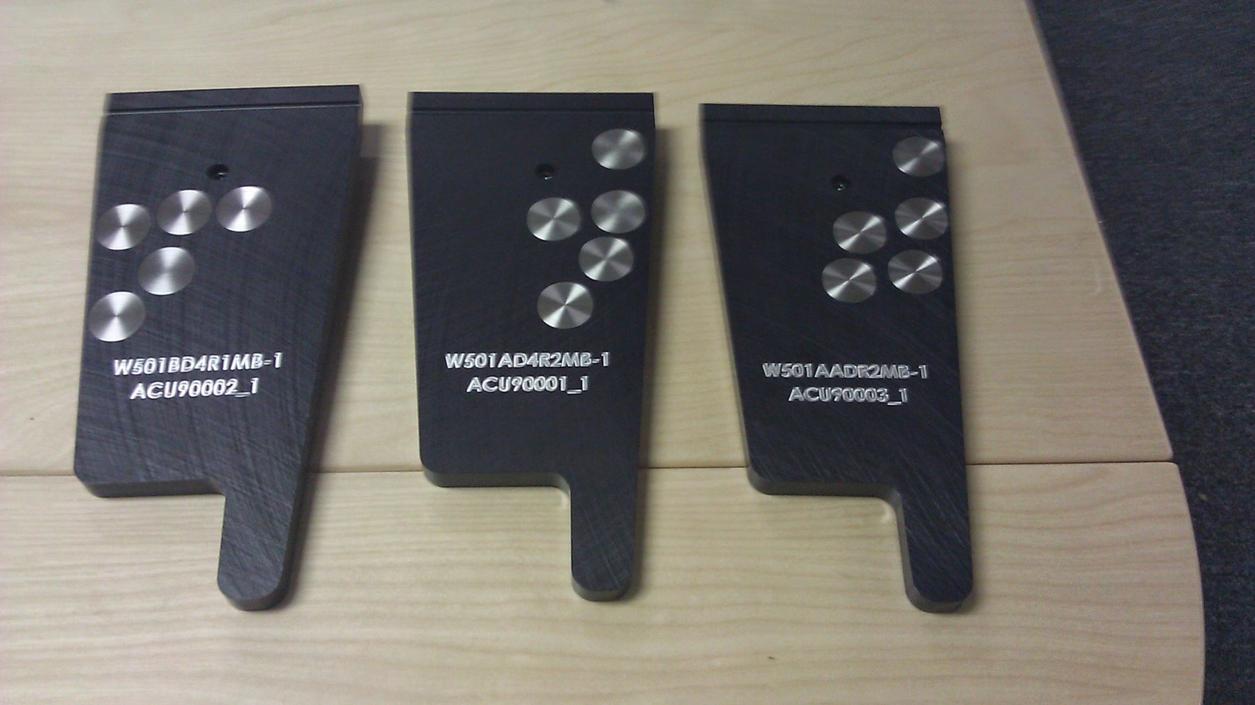Multiple parametrically designed blade simulators for different turbine blade types